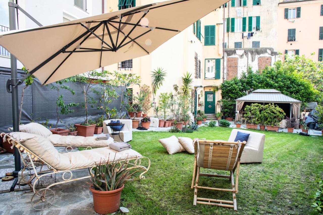 Giardino In Centro Storico -Appartamento Con Giardino, Genova Centro Storico, Acquario Εξωτερικό φωτογραφία