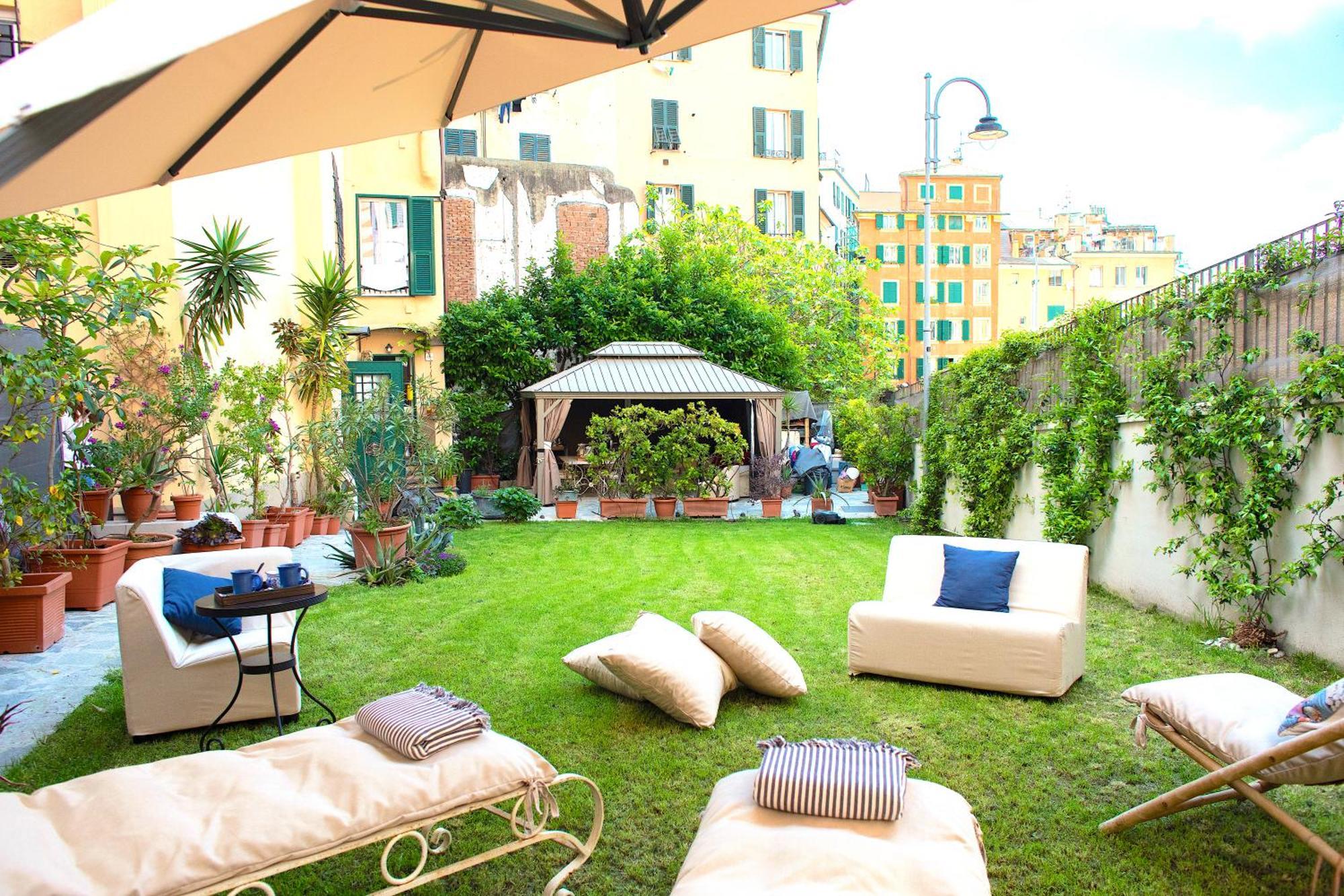 Giardino In Centro Storico -Appartamento Con Giardino, Genova Centro Storico, Acquario Εξωτερικό φωτογραφία