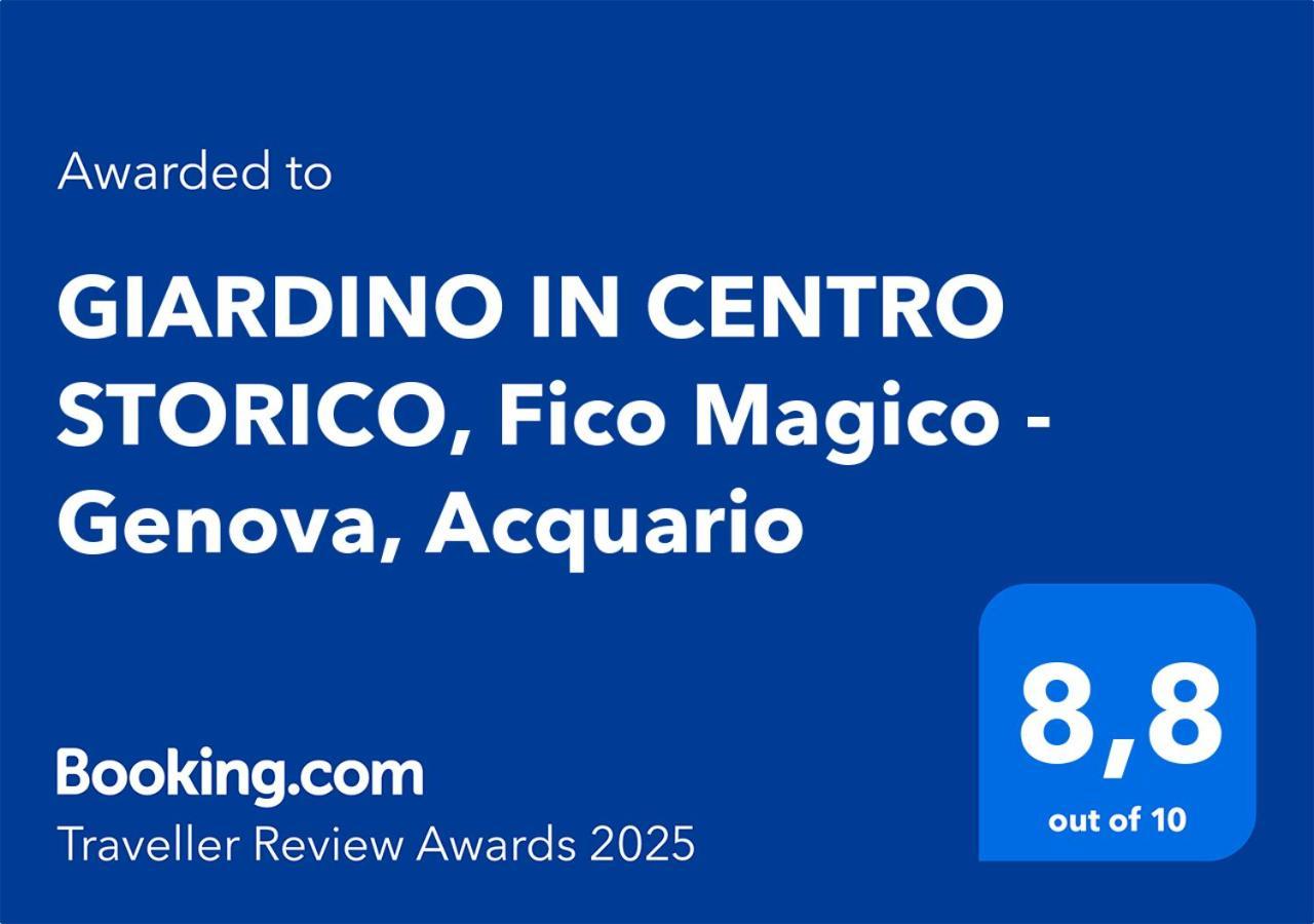 Giardino In Centro Storico -Appartamento Con Giardino, Genova Centro Storico, Acquario Εξωτερικό φωτογραφία